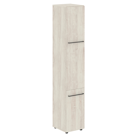 Шкаф колонка с глухими малыми и средними дверьми LOFTIS LHC 40.3 400х430х2253 (Сосна Эдмонт)