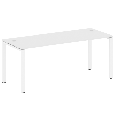 Стол письменный Metal System Style БП.СП-5 1800x720x750 (Белый/Белый металл)