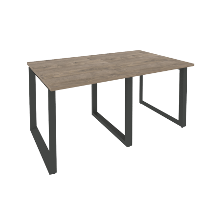 Стол переговорный Onix O.MO-PRG-2.0 1560x980x750 (Тиквуд Темный/Черный металл)