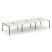 Рабочая станция 2-х сторонняя SN-4P.DRS-061 (2940х1232х750) (Тиквуд Светлый/Металл Антрацит)