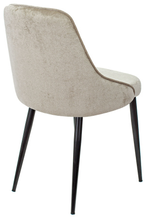 Стул для кухни KF-5 песочный Light 21 металл черный на ножках (KF-5/LT21) (Песочный)