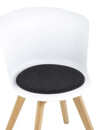 Стул Blossom с подушкой белый (Стул пластиковый Blossom белый)