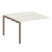 Проходной наборный элемент переговорного стола Metal System Style БП.ППРГ-2 1200x1235x750 (Дуб Наварра/Серый металл)