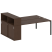 Рабочая станция с опорным шкафом-купе Metal System Style БП.РС-СШК-2.5 2210x1475x1098 (Дуб Наварра/Серый металл)