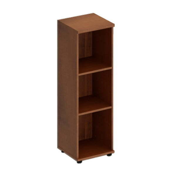 Стеллаж средний узкий Комфорт МП2 К 425 400x380x1230 (Французский орех)