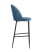 Стул барный Марсель велюр пыльно-синий (Стул барный Марсель синий)