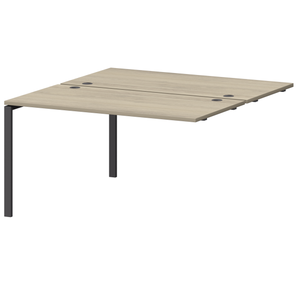 Модуль двойной универсальный на металлокаркасе Смарт СМС2-П-12К.149Э.Пр25 1200x1496x750 (Кронберг/Антрацит)