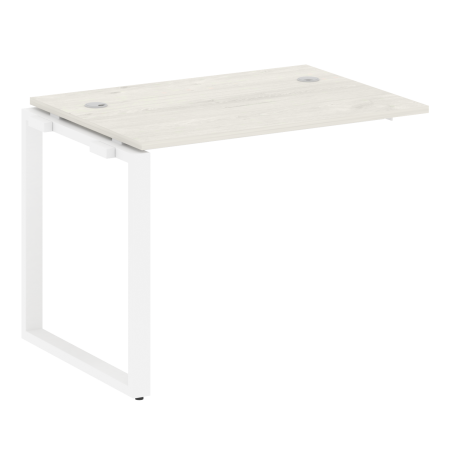 Проходной наборный элемент рабочей станции Metal System Style БО.ПРС-СП-1.1 1000x720x750 (Дуб Наварра/Белый металл)