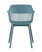Стул Crocus с подушкой темно-бирюзовый (Стул пластиковый Crocus темно-бирюзовый)