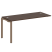 Проходной наборный элемент рабочей станции Metal System Style БП.ПРС-СП-1.4 1600x720x750 (Дуб Наварра/Серый металл)
