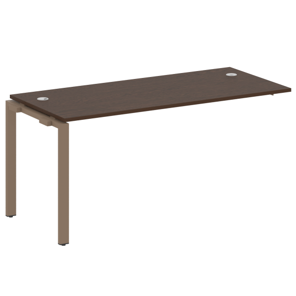 Проходной наборный элемент рабочей станции Metal System Style БП.ПРС-СП-1.4 1600x720x750 (Венге Цаво/Мокко металл)