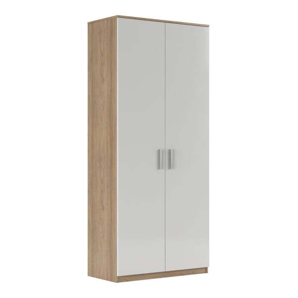 Шкаф для бумаг глухой, глянец Asti P AST339514 900x450x2056 (Вяз/белый)