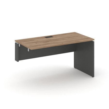 Стол-приставка к опорным элементам SN-D.OPRS-024(L) (1580х800х750) (Дуб Табак/Антрацит)