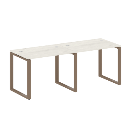 Рабочая станция Metal System Style БО.СМ-2.1 2000x720x750 (Дуб Наварра/Мокко металл)