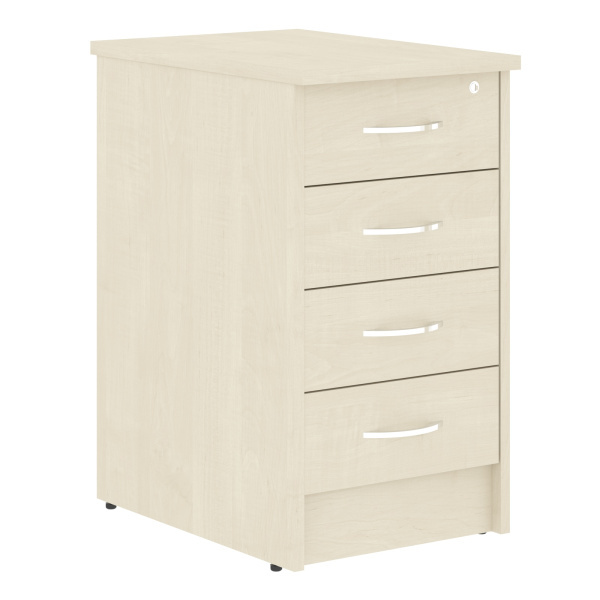 Тумба приставная Имаго ТП-4.1 412x600x755 (Клен-металлик)