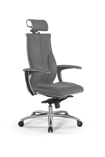 Кресло для руководителя Метта Samurai B2-11U - Infinity /Kc06/Wm06/U0mL-mL/H2cL-3D(M06.B31.G04.W03) (Серый)