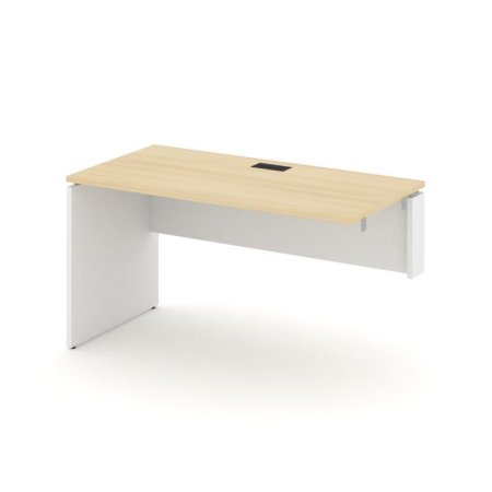 Стол-приставка к опорным элементам SN-D.OPRS-014(R) (1580х700х750) (Акация Лорка/Белый)