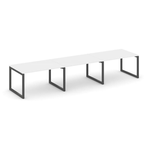 Стол переговорный SN-5O.SPRG-023.3 (4410х980х750) (Белый/Металл Антрацит)