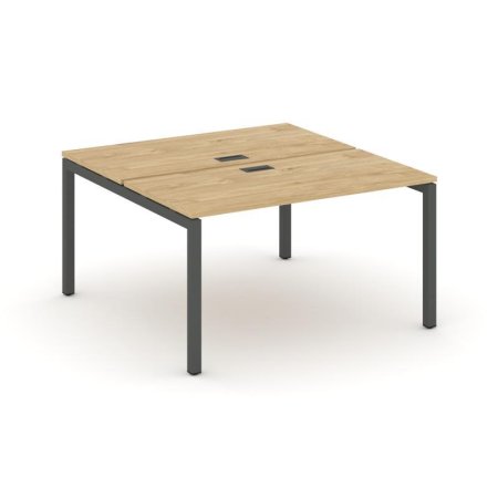 Рабочая станция 2-х сторонняя SN-5P.DRS-013 (1380х1432х750) (Тиквуд Светлый/Металл Антрацит)