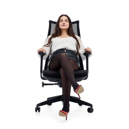 Офисное кресло King-11 Sinchrocomfort Black (Черный)