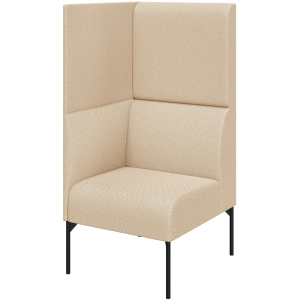 Диван Бридж. Модуль 1-местный правый высокий. (Модуль 1-местный правый высокий sweet_cream)