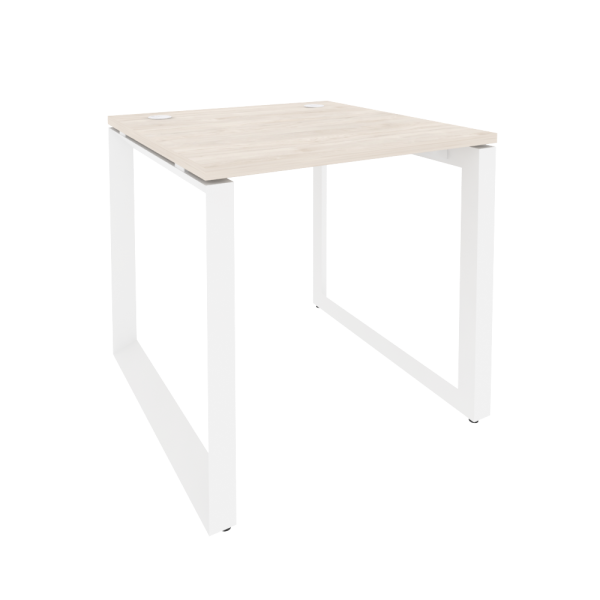 Стол рабочий на О-образном м/к Onix O.MO-SP-0.8 780x800x750 (Денвер Светлый/Белый Металл)