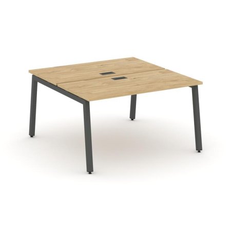 Рабочая станция 2-х сторонняя SN-5A.DRS-022 (1180х1632х750) (Тиквуд Светлый/Металл Антрацит)