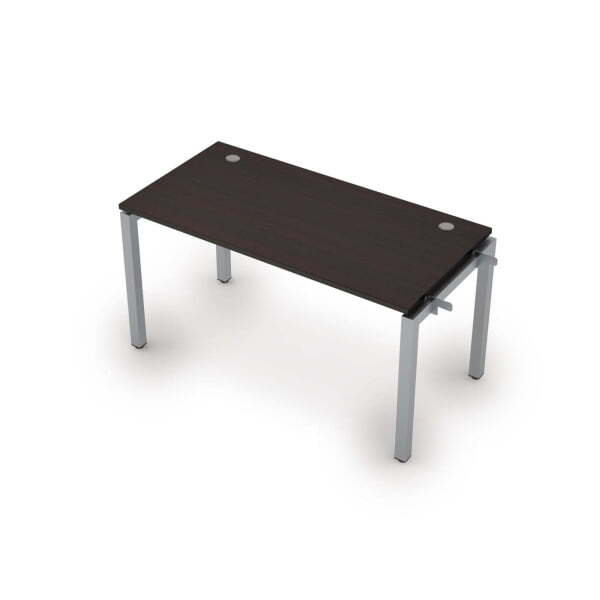 6МБН.5179  Линейная бенч-система, начальный модуль (1400x700x750) (Венге/Алюминий матовый)