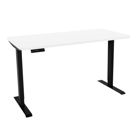 Стол c электроприводом LA-T33-2AR2 (1400x700x700-1200) (Белый | Черный)