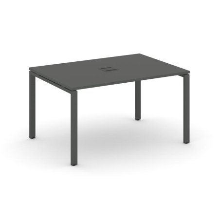 Стол переговорный SN-6P.SPRG-001 (980х980х750) (Антрацит/Металл Антрацит)