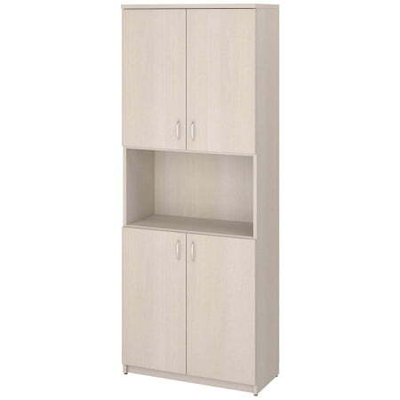 Шкаф закрытый с нишей Этюд 2593 768x370x1994 (Дуб Шамони светлый)