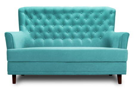 Диван 2-местный Caprize (1620x790x1000) Голубой (Голубой)