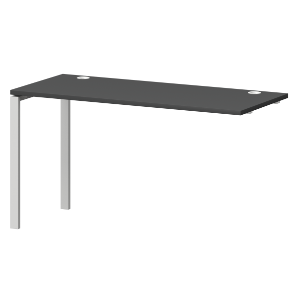 Модуль линейный на металлокаркасе Смарт СМС25-П-12К.60Э.Пр25 1200x600x750 (Графит/Белый)