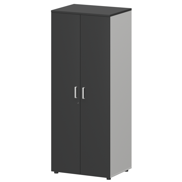 Шкаф для одежды Смарт СМШ-58-6ШД Тип2 792x594x1990 (Белый/Графит)