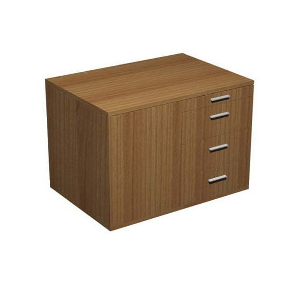 Тумба под оргтехнику X7 KLMS003 820x590x690 (Орех каналетто)