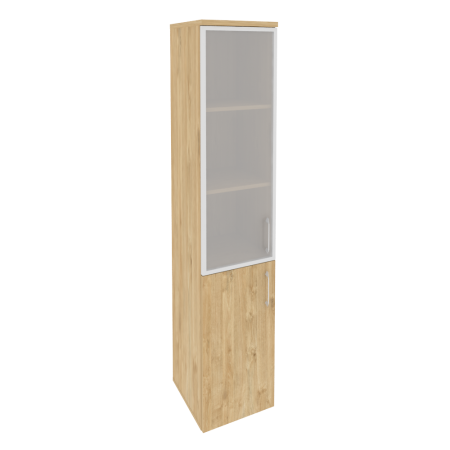 Шкаф высокий узкий левый Onix O.SU-1.2RL 400x420x1977 (Тиквуд Светлый)