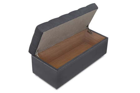 Банкетка Marcele 900 (920x420x450) Серый (Серый)