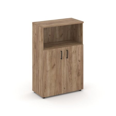 Шкаф средний широкий SN.STS.E-201 (796х400х1203) (Дуб Табак)