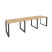 Рабочая станция на О-образном м/к Onix O.MO-RS-3.1.7 2940x720x750 (Тиквуд Темный/Белый Металл)