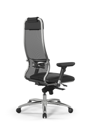 Кресло для руководителя Метта Samurai L1-2D - TS+Infinity /Uc00/Wm06/D13P(M06.B31.G04.W03) (Черный)