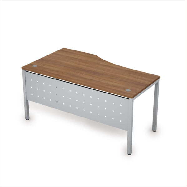 6МК.021 Стол криволинейн.прав. (1600x900x750) (Шамони темный/Алюминий матовый)