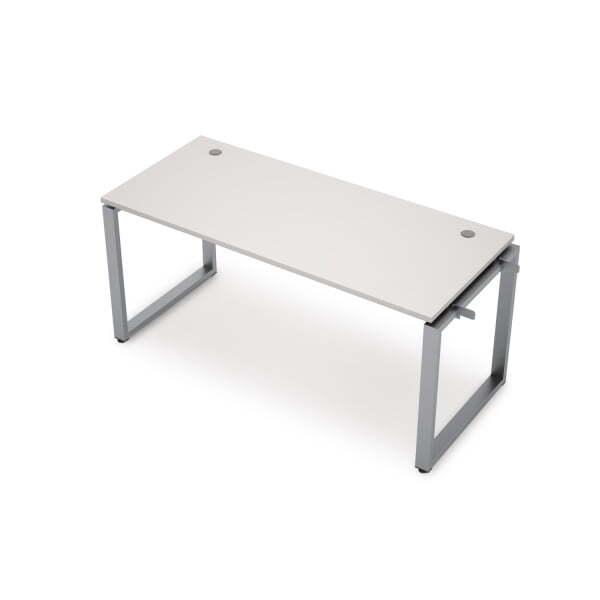 6МБН-О.6177 Линейная бенч-система, начальный модуль (1000x700x750) (Белый/Алюминий матовый)