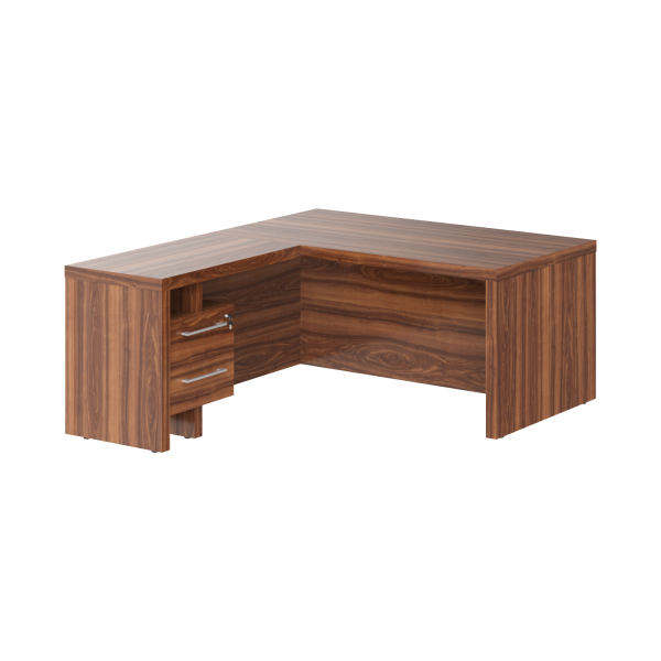 Стол руководителя Zenn ZCT 1619HL 1600x1900x745 (Орех Даллас)