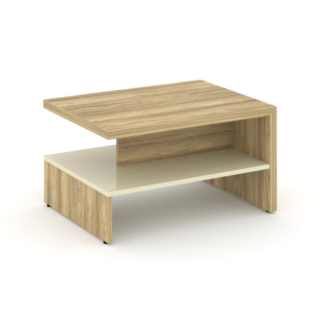 Стол журнальный Corner COR.SJ (800x600x450) (Гикори Песочный-Ваниль)