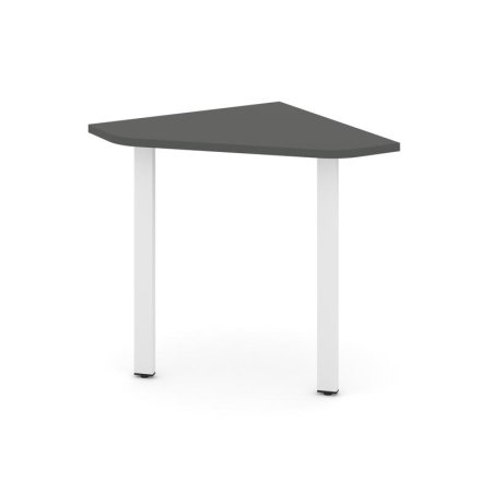 Угловой элемент стола SN-6.USP-011 (700х700х750) (Антрацит/Металл Белый)