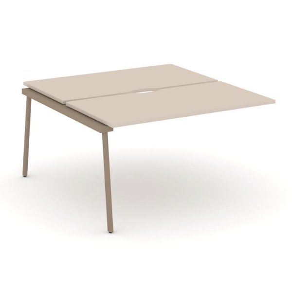 Двойной наборный элемент рабочей станциии ES.2.NRS-3-VP (1380х1500х750) (Капучино/Металл Латте)