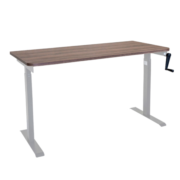 Стол c электроприводом LA-T33- E5A (1600x700x700-1200) (Коричневый дуб | Серый)