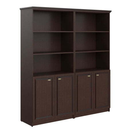 Шкаф высокий 2-х секционный с малыми дверьми Raut RHC 180.5 1808x466x2023 (Венге Магия)