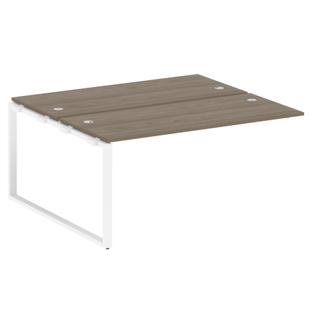 Проходной наборный элемент рабочей станции Metal System Style БО.ПРС-СП-2.4 1600x1475x750 (Вяз/Белый металл)