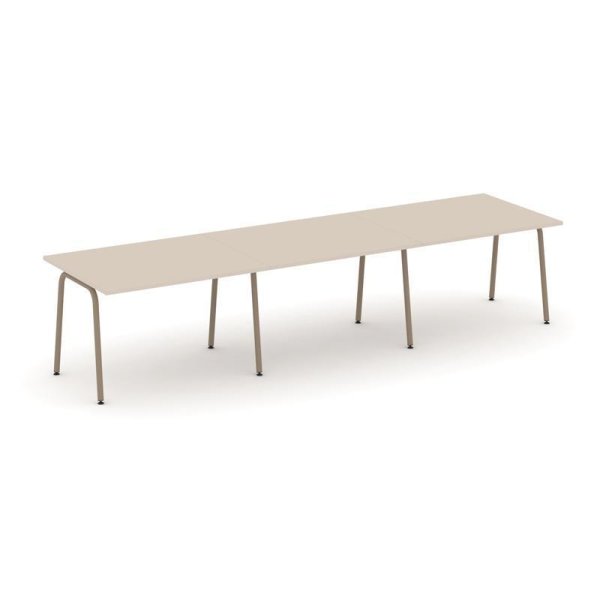 Стол переговорный ES.PRG-3.2-K (3540х980х750) (Капучино/Металл Латте)